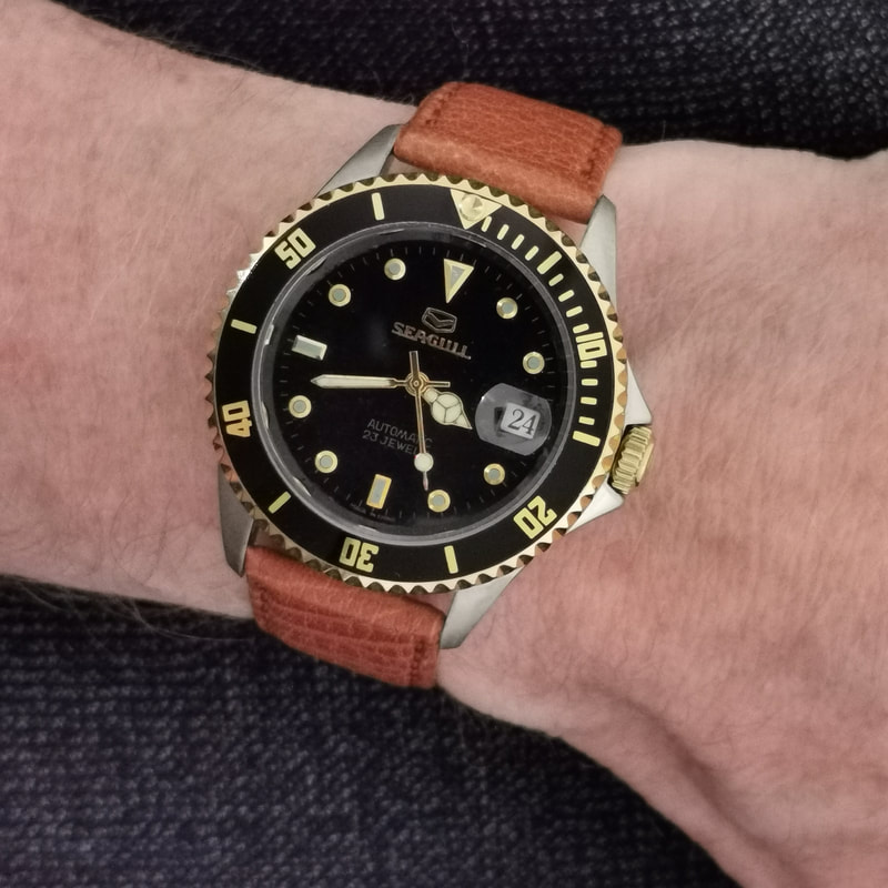 80s? 90s? Sea-Gull branded Submariner-style  watch