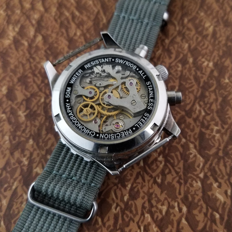 2nd (more recent) iteration of the Captain brand chrono from Fenglei Instruments Factory 风雷仪表厂 in Xian 2