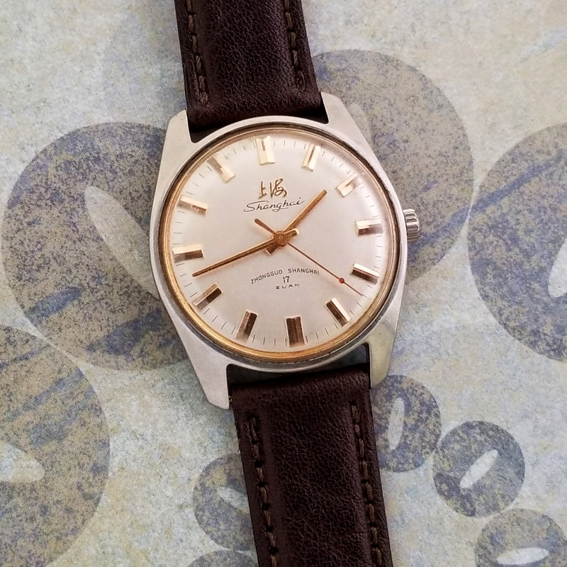 1970 Shanghai SS1 movement 1524 702 model / EE date code on movement (May 1970)