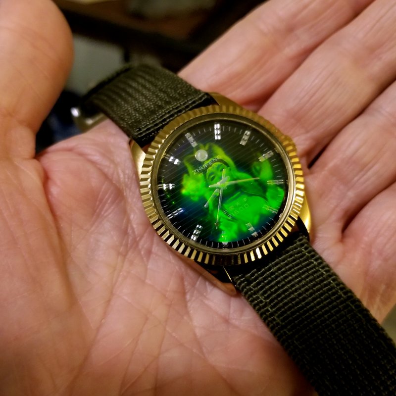 Guanyin 观音 dial Zhufeng (Everest) Brand watch 天津钟表厂 Tianjin Watch and Clock Factory